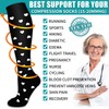 Copper Compression Dots Socks for Women & Men (6 pairs)
