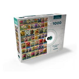 MyPuzzle State Flowers Series: 50 State Flowers Collage, Vol. 3 - Premium 1000 Piece Jigsaw Puzzle for Adults