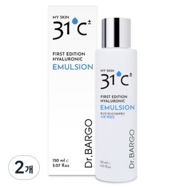 Dr. Vargo First Edition Hyaluronic Acid Moisture Emulsion, 150ml, 2 pieces / 닥터바르고 퍼스트 에디션 히알루론산 수분 에멀전, 150ml, 2개