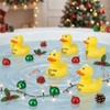Jenaai 30 Pcs Funny Finger Rubber Ducks Bulk
