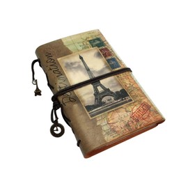 Operitacx Scratch and Sketch Books for Kids Kraft Paper Notebook Retro Diary Travel Sketchbook Refillable Leather Planner Notebooks for Kids Spiral Sketchbook Blank Notebooks Vintage