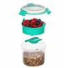 Sistema 6 x To Go Breakfast Containers with Spoons for