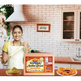 Rani Amchur (Mango) Ground Powder Spice 400oz (25lbs) 11.36kg Bulk Box ~ All Natural, Indian Origin | No Color | Gluten Friendly | Vegan | NON-GMO | Kosher | No Salt or fillers