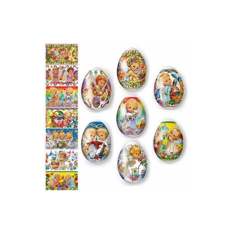 Ukrasa Heat Shrink Wrap - Sleeve Decoration Sticker Easter Egg