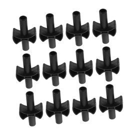 WOONEKY 12pcs Trampoline Enclosure Pole Gap Spacers Cross Shaped Durable Parts for Use Pressure Management Extends Trampoline Lifespan