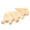 100Pcs Natural Wooden Golf Tees, Golfing Accessories for Men, Golf