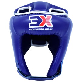 3X Sports Headguard for Boxing, Adjustable Head guard for Sparring, Muay Thai, Karate, Taekwondo Forehead, Cheeks & Ear Protection