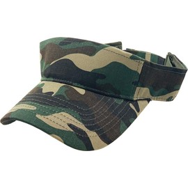 KBETHOS Sun Visor Hat Plain Cotton Adjustable Summer Golf Cap Men Women Camo