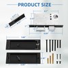 youthua Modern Pocket Door Hardware Set - Privacy Lock with