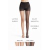 PIOGOWE 2Pack Sheer Tights for Women, 20D Legs, 40D Reinforced