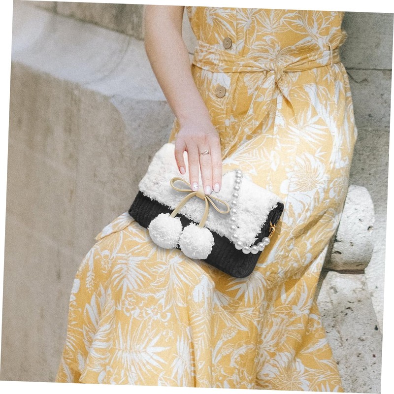 KONTONTY 1 Set Handmade DIY Crossbody Bag Kit Unique Woolen