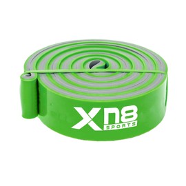 Xn8 Sports Resistance Bands Pull Up Band Exercise Workout Bands for Yoga Powerlifting Mobility Exercise Men Women (4 - Green (Firm))