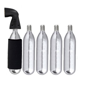 Bike CO2 pump cycle tyre inflator Presta Schrader 5 16g gas cylinders - Bora