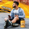 EVOLITE NUTRITION Creatin Monohydrat 1kg - Taurin Kreatin Pulver, Pre