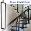 Sidasu 10 Pack Iron Balusters Staircase Rectangular Hollow Stair Spindles