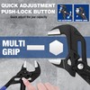 WORKPRO Pliers Wrench Set, 7 & 10-Inch CR-V Construction Wrench