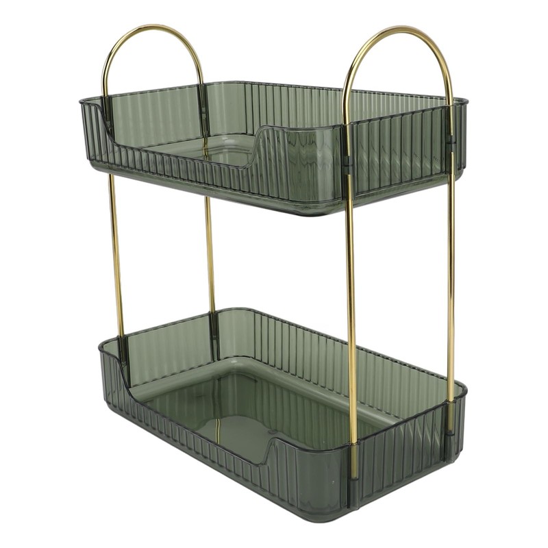 Double Layer Makeup Stand Modern Light Luxury 2 Tier Makeup