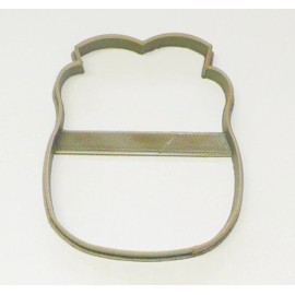 AJT HOT COCOA CHOCOLATE DRINK BEVERAGE CUP WITH MARSHMALLOW COOKIE CUTTER USA PR3182