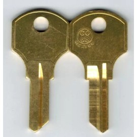 Corbin CO68 S1000V Brass Key Blank X2