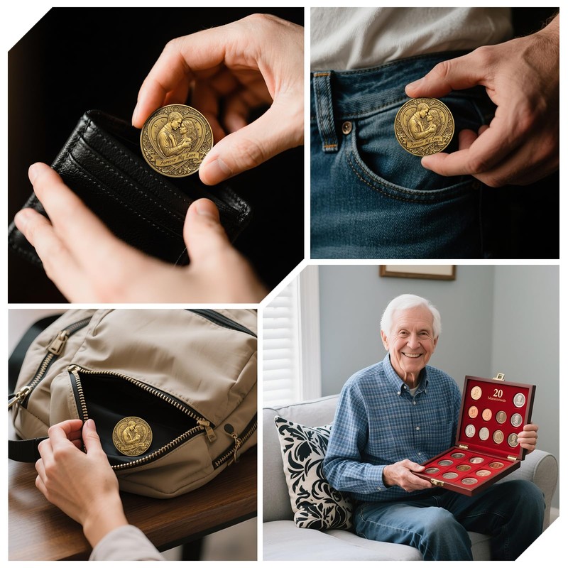 Love Challenge Coin – Forever My Love Romantic Keepsake Token