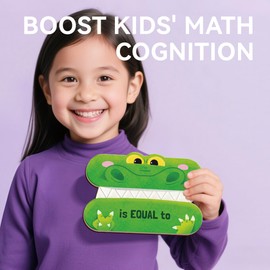 Dotimo Math Manipulatives 1st Grade, Magnetic Math Signs Jumbo Magnetic Symbols Set for Kids Ages 4-8, Greater Than/Less Than/Equal Signs, Homeschool Supplies