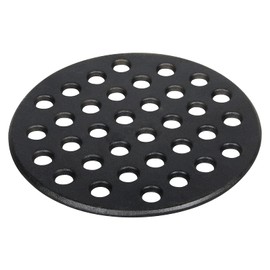9 Inches BBQ High Heat Cast Iron Charcoal Fire Grate Fits for Large Kamado Grill Green Egg fire Grate and kamado Joe Grill Parts Charcoal Grate Replacement Accessories-9'' LFGC