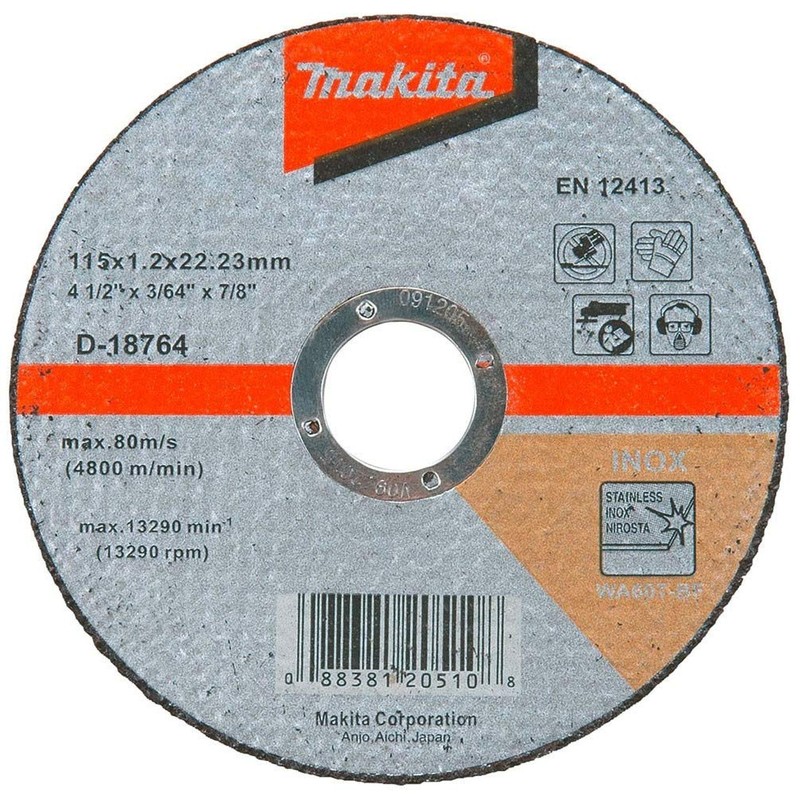Makita D-18764-10 Thin Cut Off Wheels, Pack of 10