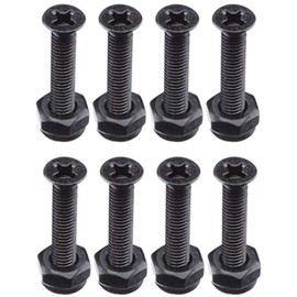 Longboard Skateboards Cruiser Hardware Screws 1 inch Black Color (1")