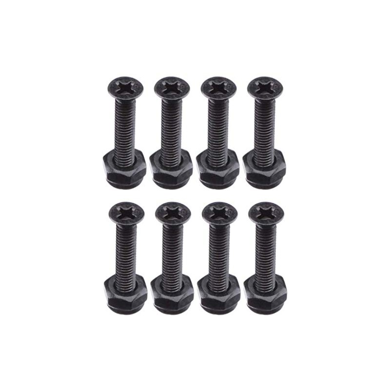 Longboard Skateboards Cruiser Hardware Screws 1 inch Black Color (1")