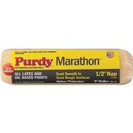 Purdy Marathon Synthetic Blend 1/2 in. x 9 in. W Regular Paint Roller Cover For Semi-Smooth Surfaces