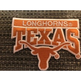 Texas Longhorns Vintage Embroidered Iron On Patch  3.5” X 2.5”