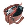 Lois - Women's Leather Shoulder Bag with Adjustable Strap -