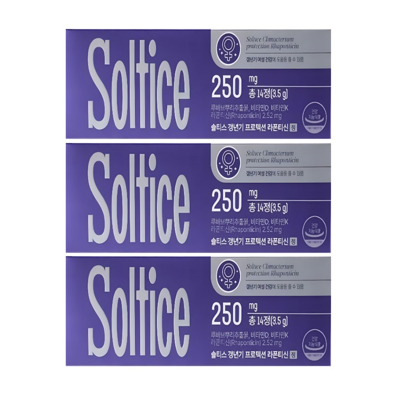 Soltis Menopausal Protection Raponticine 250mg x 14 tablets (3) /