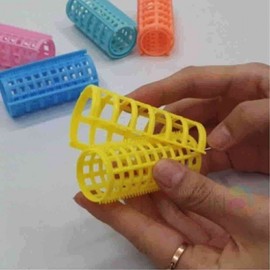 Set of 5 Large Bangs Hair Rollers with Clips Curler 6ea