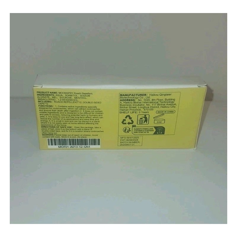 Moonspry Roach Repellent, Domestic Dormitory Kitchen Powerful Cleaning Cockroach