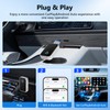 Motorsi Wireless Carplay/Android Car Adapter, 2-in-1 Converts Factory Wired to