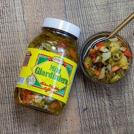 Ziyad Giardiniera Mild Mediterranean Peppers Mix, Chicago, Great on Sandwiches and Egg Salads, Italian Beef Sandwiches! 32 oz