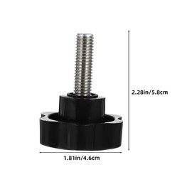 Alipis 2pcs Swing Replacement Screw T Track Bolts Clamping Knob Handle for Patio Umbrella Parts Easy Installation Ergonomic Design Canopy Tent Frame Accessory