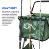 Fishing Cart Wagon - Holds 5 Fishing Poles – Portable