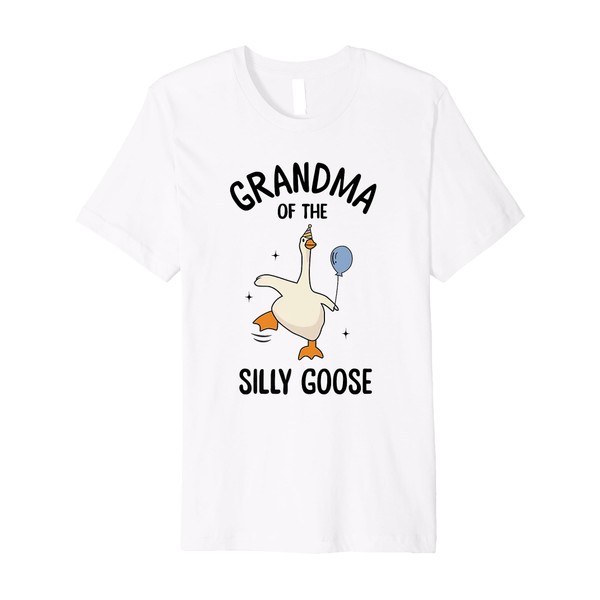 Grandma Of The Silly Goose First Birthday Family Matching Premium