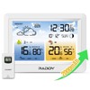 Raddy WM6 Weather Station with 2000mAh Rechargeable Battery, Wireless Indoor
