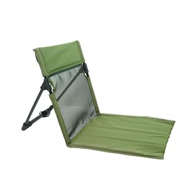 Nyeullcy Breathable Mesh Back Folding backrest,Ultralight Aluminum Alloy Camp Seat with Ventilated Backrest, Portable Outdoor Chair for Beach, Park,Lawn,Hiking and Travel (Olive Green)