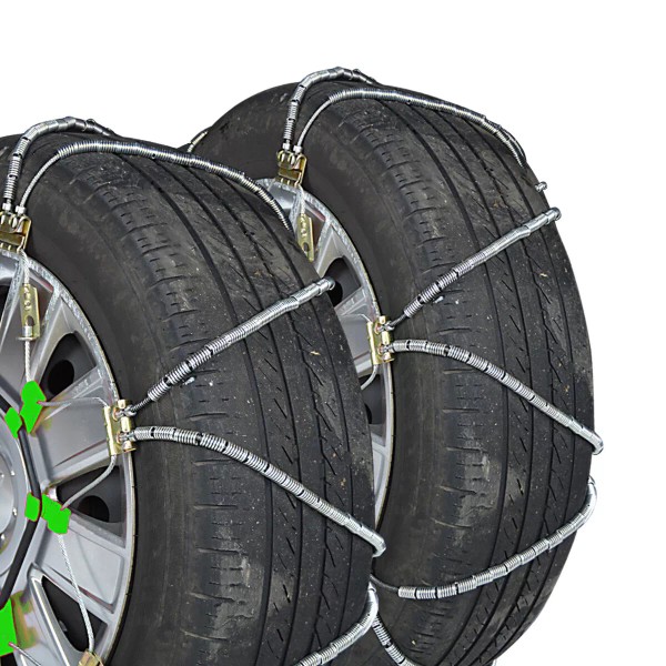 Titan Diagonal Cable Tire Chains On Road Snow/Ice 9.82mm 205/75-14