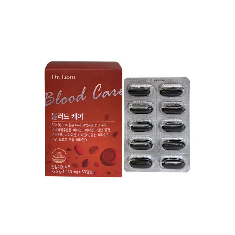 Dr. Lynn 닥터린 블러드 케어 1230mg x 60캡슐 / 써클