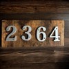 Unique 5-Inch High Acrylic House Numbers - Rustproof & Anti-fade