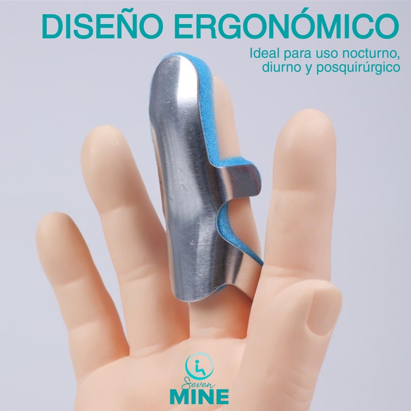 SEVEN MINE Férula para Dedo Tipo Rana (3 Tamaños, 1
