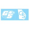 Craftique Georgia Southern Eagles Cooler Decals (CC WHT GS EAGLE/STATE