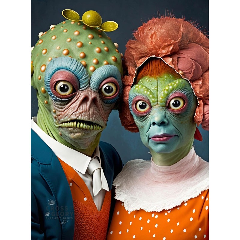 Meet The Aliens Nymira and Dantar - Un rompecabezas de