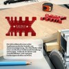 Uadme Depth Gauge Router, High Precision Wood Milling Height Gauge