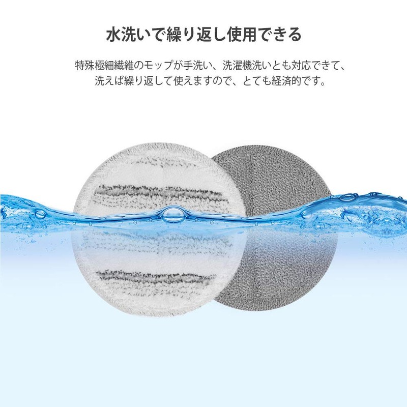 GOBOT Rotating Mop Pad, Electric Rotating Mop, Replacement Mop Pad,